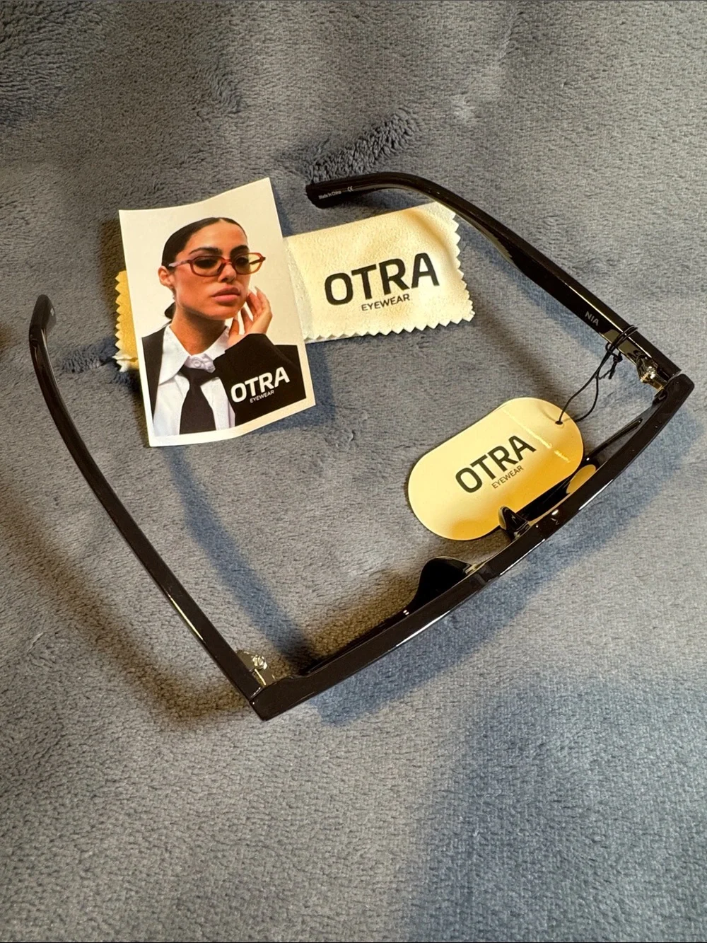 OTRA Eyewear Nia Rectangular Sunglasses in Chocolate